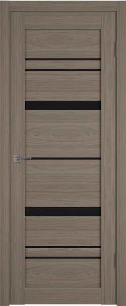 Межкомнатная дверь  Atum Pro  Х25 Black Gloss, массив + МДФ, экошпон+защитный лак, 800*2000, Цвет: Brun oak, black gloss