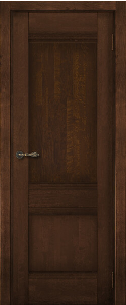Межкомнатная дверь  Массив ольхи Робер ДГ, массив ольхи, лак, 800*2000, Цвет: Античный орех, нет