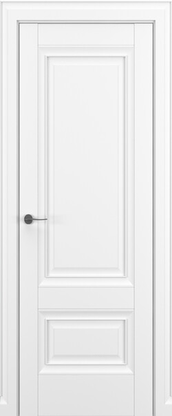 Межкомнатная дверь  Classic Baguette Турин ДГ Baguette B1, массив + МДФ, Полипропилен RENOLIT, 800*2000, Цвет: Белый матовый, нет