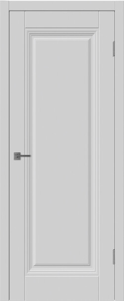 Межкомнатная дверь  Winter Барселона 1 ДГ, массив + МДФ, эмаль, 800*2000, Цвет: Светло-серая эмаль, нет