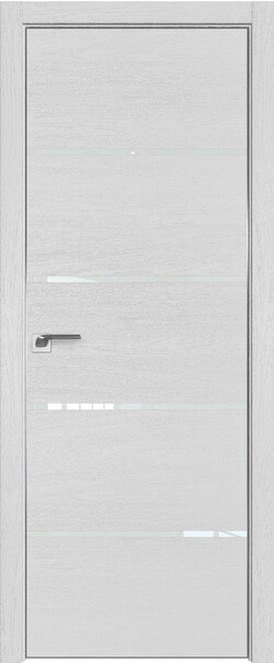 Межкомнатная дверь  PROFILDOORS, ZN 20ZN, массив + МДФ, экошпон (полипропилен), 800*2000, Цвет: Монблан, Lacobel белый лак