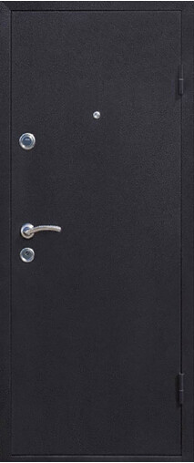 Входная дверь  Йошкар, 860*2050, 68 мм, снаружи металл, покрытие полимерно-порошковое, Цвет Черный