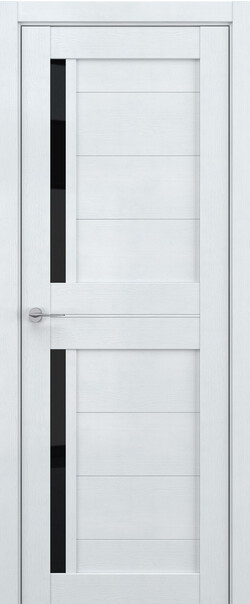 Межкомнатная дверь  DEFORM V V17, массив + МДФ, экошпон на основе ПВХ, 800*2000, Цвет: Скай вуд, Lacobel черный лак