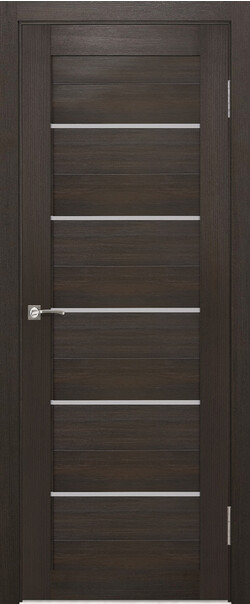 Межкомнатная дверь  Portas 22S(р), массив + МДФ, экошпон на основе ПВХ, 800*2000, Цвет: Орех шоколад, мателюкс матовое