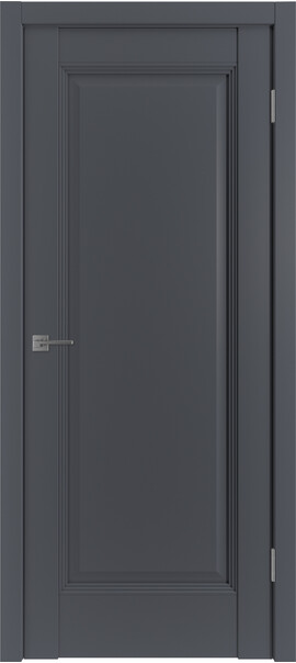 Межкомнатная дверь  Emalex EST1 ДГ, массив + МДФ, экошпон (полипропилен), 800*2000, Цвет: Onyx, нет