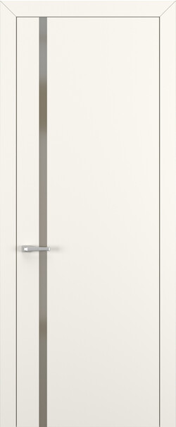 Межкомнатная дверь  Квалитет  К1, массив + МДФ, Полипропилен RENOLIT, 800*2000, Цвет: Молочный матовый, Matelac Silver Bronze