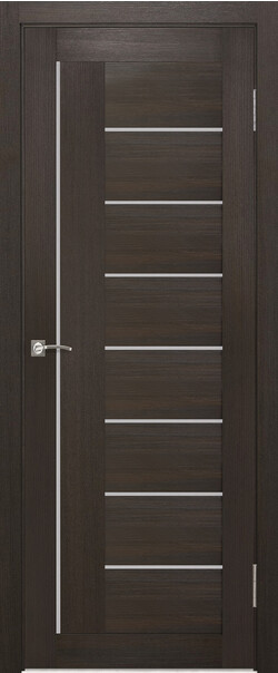 Межкомнатная дверь  Portas 29S(р), массив + МДФ, экошпон на основе ПВХ, 800*2000, Цвет: Орех шоколад, мателюкс матовое