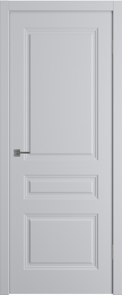 Межкомнатная дверь  Winter Норра 3 ДГ, массив + МДФ, эмаль, 800*2000, Цвет: Светло-серая эмаль, нет