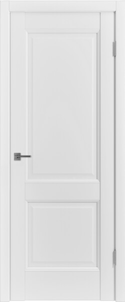 Межкомнатная дверь  Emalex E2 ДГ, массив + МДФ, экошпон (полипропилен), 800*2000, Цвет: Ice, нет