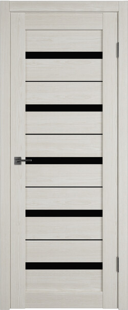 Межкомнатная дверь  Atum Pro  AL7 Black Gloss, массив + МДФ, экошпон+защитный лак, 800*2000, Цвет: Artic Oak, black gloss
