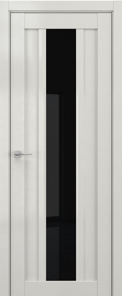 Межкомнатная дверь  DEFORM V V14, массив + МДФ, экошпон на основе ПВХ, 800*2000, Цвет: Крем вуд, Lacobel черный лак