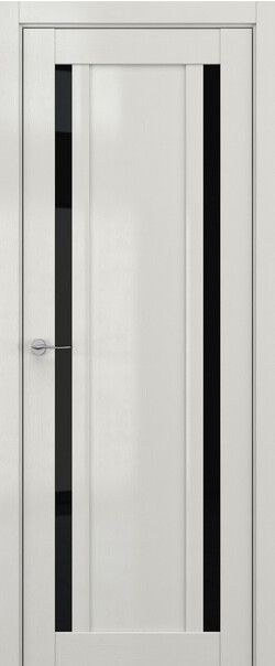 Межкомнатная дверь  DEFORM V V13, массив + МДФ, экошпон на основе ПВХ, 800*2000, Цвет: Крем вуд, Lacobel черный лак