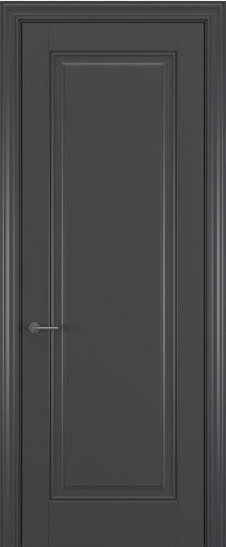 Межкомнатная дверь  АртКлассик Неаполь ДГ ART Classic Прайм, массив + МДФ, Эмаль+лак, 800*2000, Цвет: Темно-серый, нет