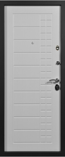 Входная дверь  Сталлер Скала, 860*2050, 83 мм, внутри мдф, покрытие Экошпон, цвет Пломбир