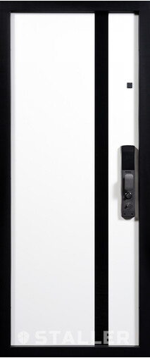 Входная дверь  Сталлер Рейн, 860*2050, 94 мм, внутри мдф 16мм, покрытие пвх, цвет Белый (ZB850-2)