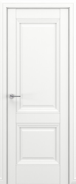 Межкомнатная дверь  Classic Baguette Венеция ДГ Baguette B3, массив + МДФ, Полипропилен RENOLIT, 800*2000, Цвет: Белый матовый, нет