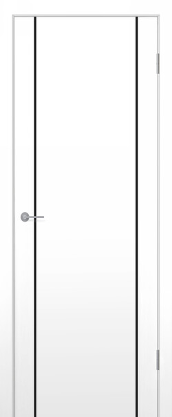 Межкомнатная дверь  Contur MX 3 ДГ, массив + МДФ, экошпон (полипропилен), 800*2000, Цвет: Белый полипропилен, нет