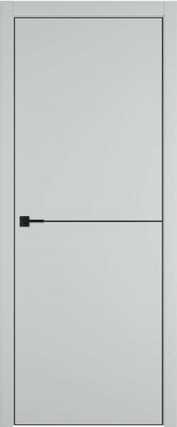 Межкомнатная дверь  Urban  1, МДФ + ХДФ, экошпон (полипропилен), 800*2000, Цвет: Steel, нет