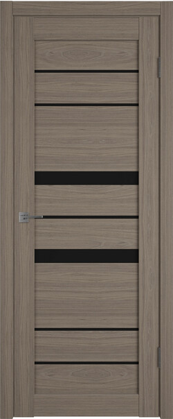 Межкомнатная дверь  Atum Pro  Х30 Black Gloss, массив + МДФ, экошпон+защитный лак, 800*2000, Цвет: Brun oak, black gloss