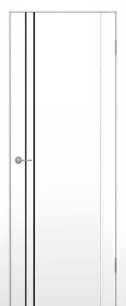 Межкомнатная дверь  Contur MX 5 ДГ, массив + МДФ, экошпон (полипропилен), 800*2000, Цвет: Белый полипропилен, нет