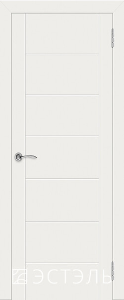 Межкомнатная дверь  Эстель Граффити6 ДГ, массив + МДФ, эмаль, 800*2000, Цвет: Белая эмаль, нет