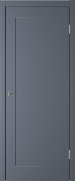 Межкомнатная дверь  Winter Эклипс 1 ДГ, массив + МДФ, эмаль, 800*2000, Цвет: Графит эмаль, нет