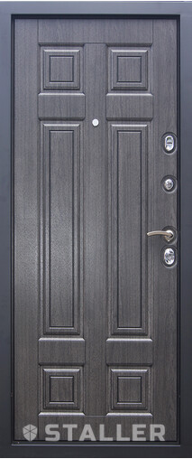 Входная дверь  Сталлер Виано, 960*2050, 93 мм, внутри мдф влагостойкий, покрытие Vinorit, цвет Дуб седой