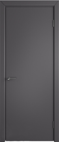 Межкомнатная дверь  Winter Ньюта ДГ, массив + МДФ, эмаль, 800*2000, Цвет: Графит эмаль, нет
