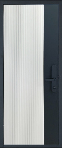 Входная дверь  Сталлер Электро NEW, 860*2050, 93 мм, внутри мдф влагостойкий 16мм, покрытие пвх, цвет ZB 7041 Дуб Беловежский