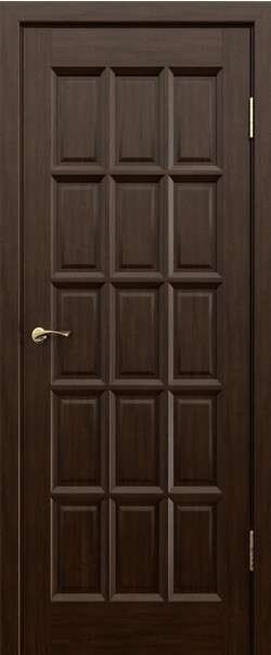 Межкомнатная дверь  Массив ольхи Шарден ДГ, массив ольхи, лак, 800*2000, Цвет: Венге, нет