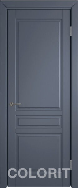 Межкомнатная дверь  COLORIT К2  ДГ, массив + МДФ, эмаль, 800*2000, Цвет: Графит эмаль, нет