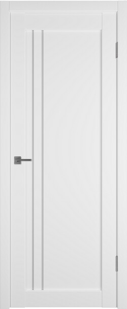 Межкомнатная дверь  Emalex E33 ДО, массив + МДФ, экошпон (полипропилен), 800*2000, Цвет: Ice, white cloud