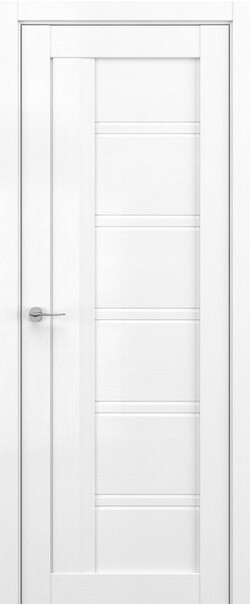 Межкомнатная дверь  DEFORM V V5, массив + МДФ, экошпон на основе ПВХ, 800*2000, Цвет: Вайт вуд, Lacobel белый лак