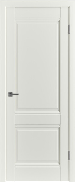 Межкомнатная дверь  Emalex EC2 ДГ, массив + МДФ, экошпон (полипропилен), 800*2000, Цвет: MidWhite, нет