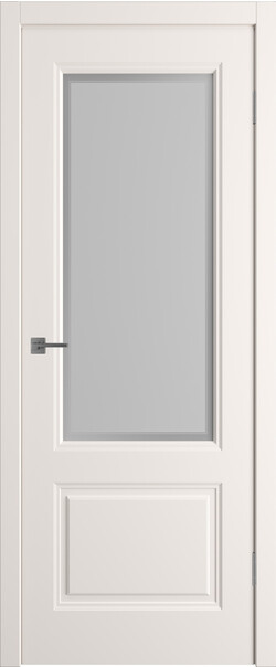Межкомнатная дверь  Winter Норра 2 ДО, массив + МДФ, эмаль, 800*2000, Цвет: Слоновая кость эмаль, мателюкс матовое с рисунком