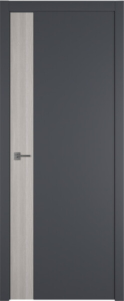 Межкомнатная дверь  Urban  V, МДФ + ХДФ, экошпон (полипропилен), 800*2000, Цвет: Onyx, Вставка Stone Oak