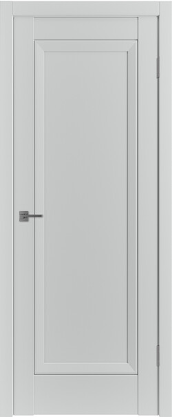 Межкомнатная дверь  Emalex EN1 ДГ, массив + МДФ, экошпон (полипропилен), 800*2000, Цвет: Steel, нет