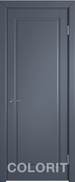 Межкомнатная дверь  COLORIT К3  ДГ, массив + МДФ, эмаль, 800*2000, Цвет: Графит эмаль, нет