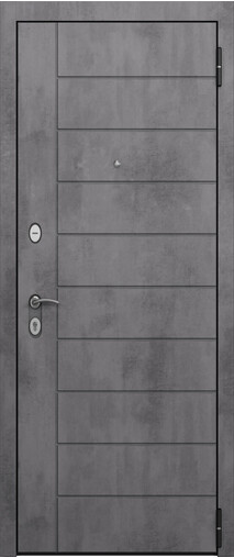 Входная дверь  Торэкс H1 HOME ECO PP, 860*2050, 60 мм, снаружи мдф 10мм, покрытие пвх, Цвет Бетон тёмный
