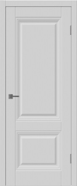 Межкомнатная дверь  Winter Барселона 2 ДГ, массив + МДФ, эмаль, 800*2000, Цвет: Светло-серая эмаль, нет