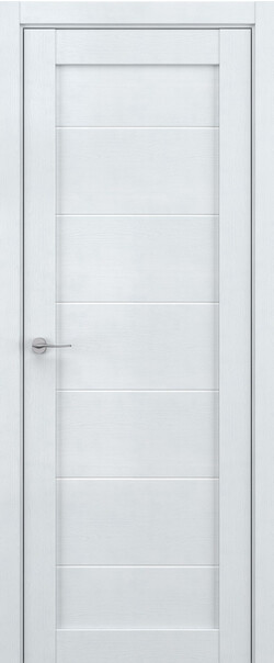 Межкомнатная дверь  DEFORM V V7, массив + МДФ, экошпон на основе ПВХ, Цвет: Скай вуд, Lacobel белый лак