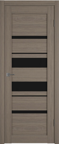 Межкомнатная дверь  Atum Pro  Х29 Black Gloss, массив + МДФ, экошпон+защитный лак, 800*2000, Цвет: Brun oak, black gloss
