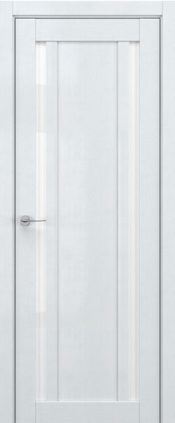 Межкомнатная дверь  DEFORM V V13, массив + МДФ, экошпон на основе ПВХ, 800*2000, Цвет: Скай вуд, Lacobel белый лак
