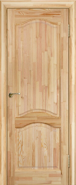 Межкомнатная дверь  Массив сосны Модель №7 ДГ н, массив сосны, лак, 800*2000, Цвет: Неокрашенный, нет