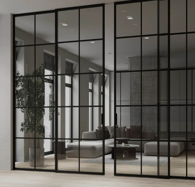 Алюминиевые перегородки: как выбрать идеальную для квартиры, дома или офиса