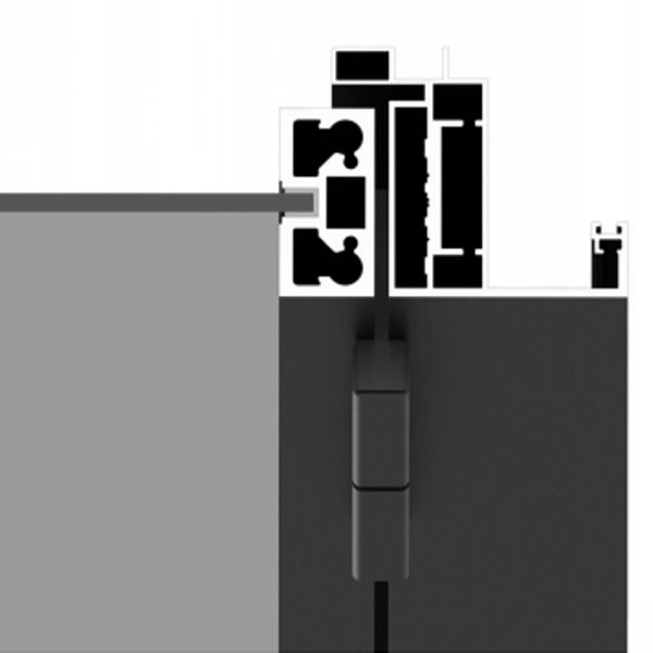 Monoblock B — прямое открывание на себя