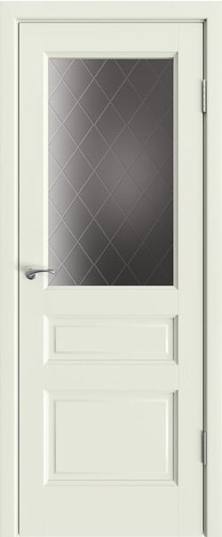 Межкомнатная дверь  Массив ольхи Венеция м. ДО, массив ольхи, лак, 800*2000, Цвет: Белый (65), мателюкс матовое с фрезеровкой