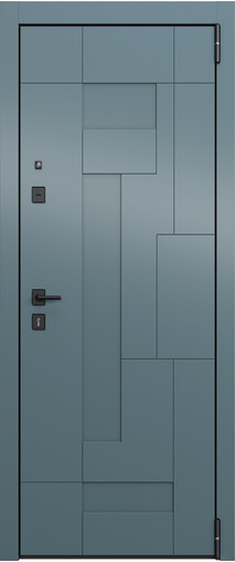 Входная дверь  Торэкс X7 PRO PP ВЕРДЕ, 860*2050, 85 мм, снаружи мдф 10мм, покрытие пвх, Цвет Верде