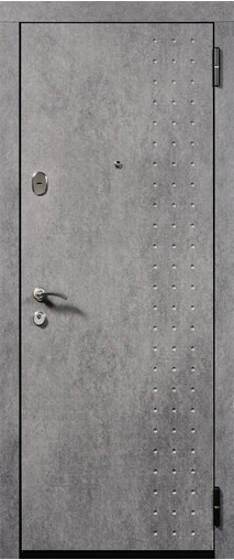 Входная дверь  Сталлер Берлин, 860*2050, 75 мм, снаружи мдф 8мм, покрытие пвх, Цвет Верона графит