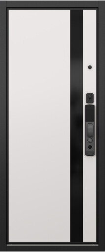 Входная дверь  Торэкс S1 CITY SMART, 860*2050, 100 мм, внутри мдф 16мм, покрытие пвх, цвет Белый матовый